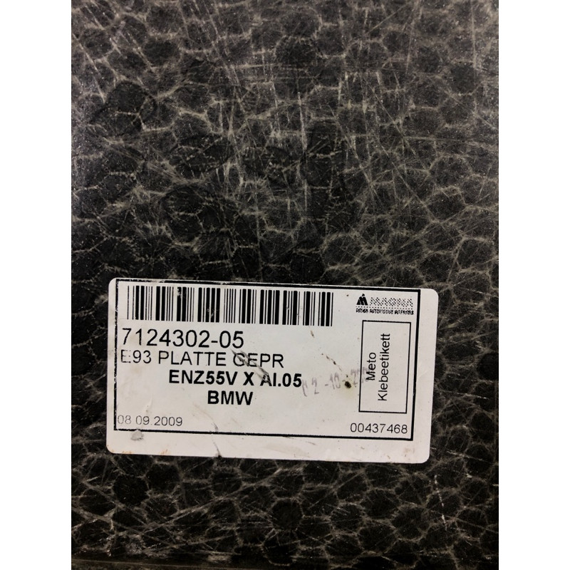 Пол Багажника (салон) BMW 3-series E93 2010 3.0 N52 51477124302