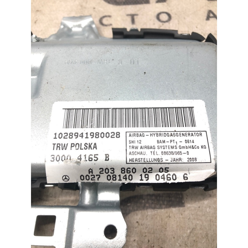 Airbag двери (airbag/безопасность) Mercedes-Benz E-class W211 2008 3.5 a2038600205