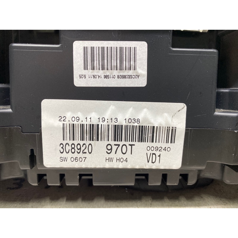 Панель приборов (салон) Volkswagen CC 3C 3C8920970T