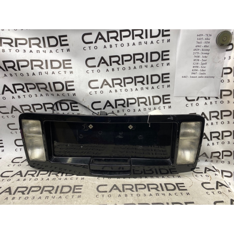 Панель подсветки номера (кузов и элементы) Cadillac SRX 2 2008 25764704