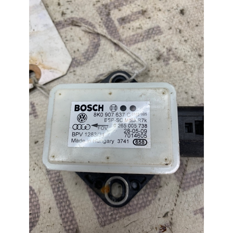 Датчик поперечного ускорения (ESP) (электрика / датчики) Audi A4 B8 8k0907637c