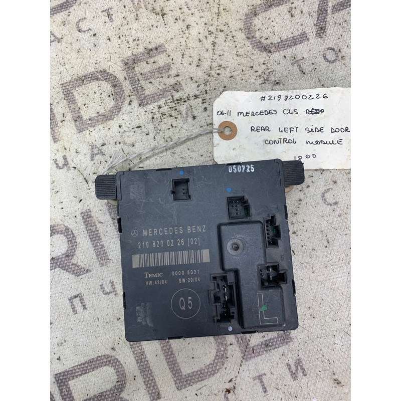 Блок управления дверьми (электрика / блок управления) Mercedes-Benz CLS W219 2198200226