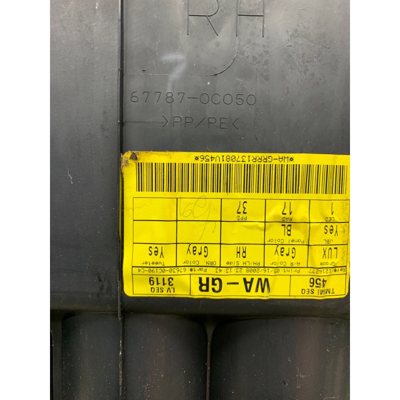 Дверная карта (салон) Toyota Sequoia XK60 677870c050