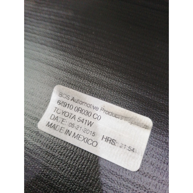 Шторка багажника (салон) Toyota rav4 XA40 649100r030c0