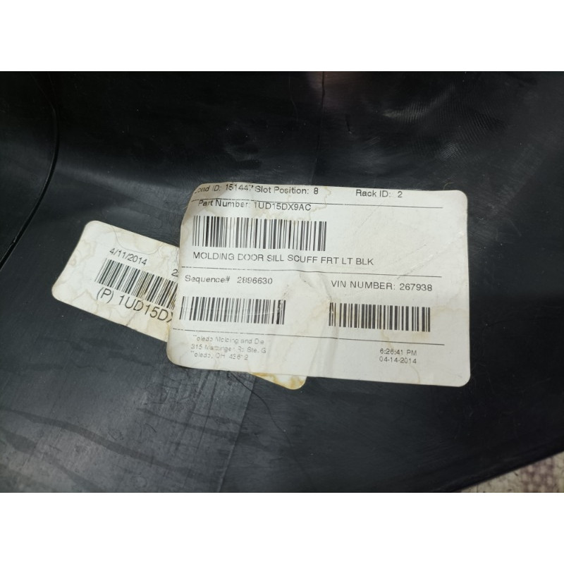 Накладка на порог (кузов и элементы) Jeep Cherokee Trailhawk 2014 2.4 1ud15dx9ac
