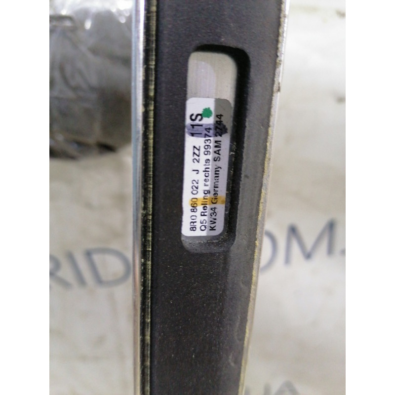 Рейлинг на крышу (кузов и элементы) AUDI Q5 8R 8r0860022