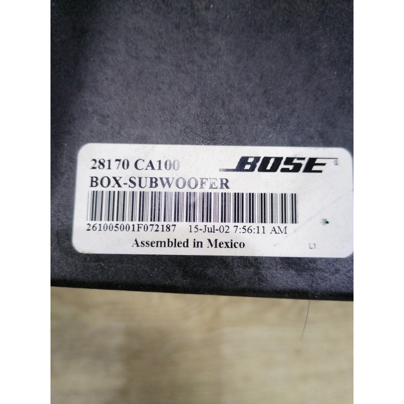 Сабвуфер (электрика) Nissan Murano Z50 28170ca100