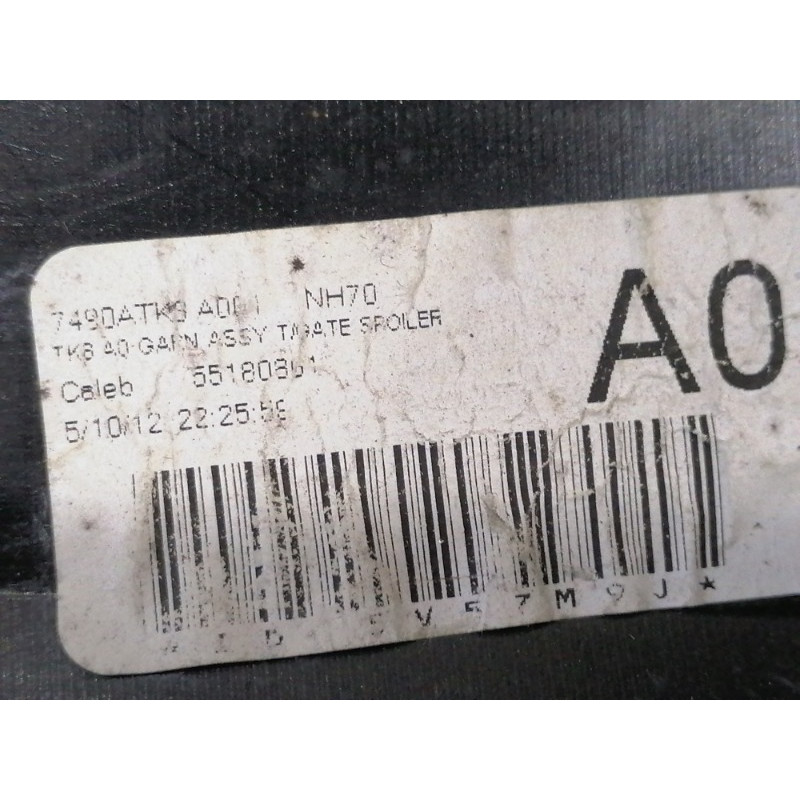 Спойлер (кузов и элементы) Honda Odyssey 4 74900TK8A00ZA