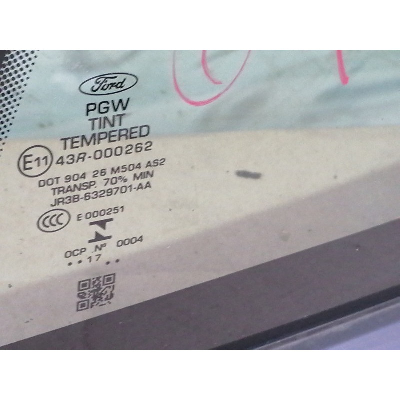 Форточка кузова (стекла и зеркала) FORD Mustang MK6 2017 2.3 Jr3b6329701aa