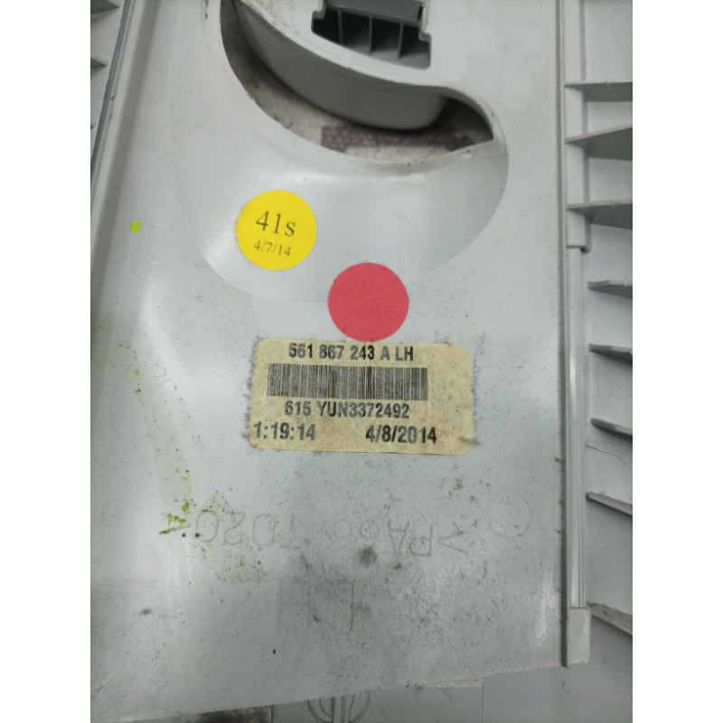 Обшивка стойки верхняя (салон) Volkswagen Passat B7 2014 1.8 561867243a