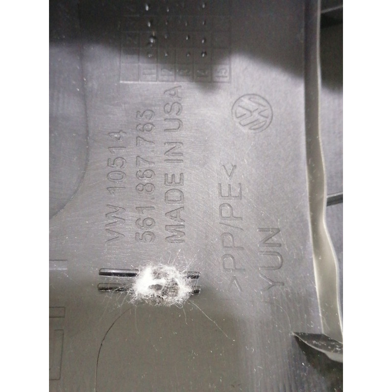 Обшивка стойки нижняя (салон) Volkswagen Passat B7 2014 1.8 561867765