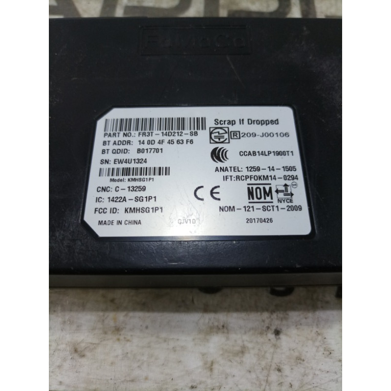 Блок Bluetooth (электрика / блок управления) FORD Mustang MK6 2017 2.3 fr3t14d212sb
