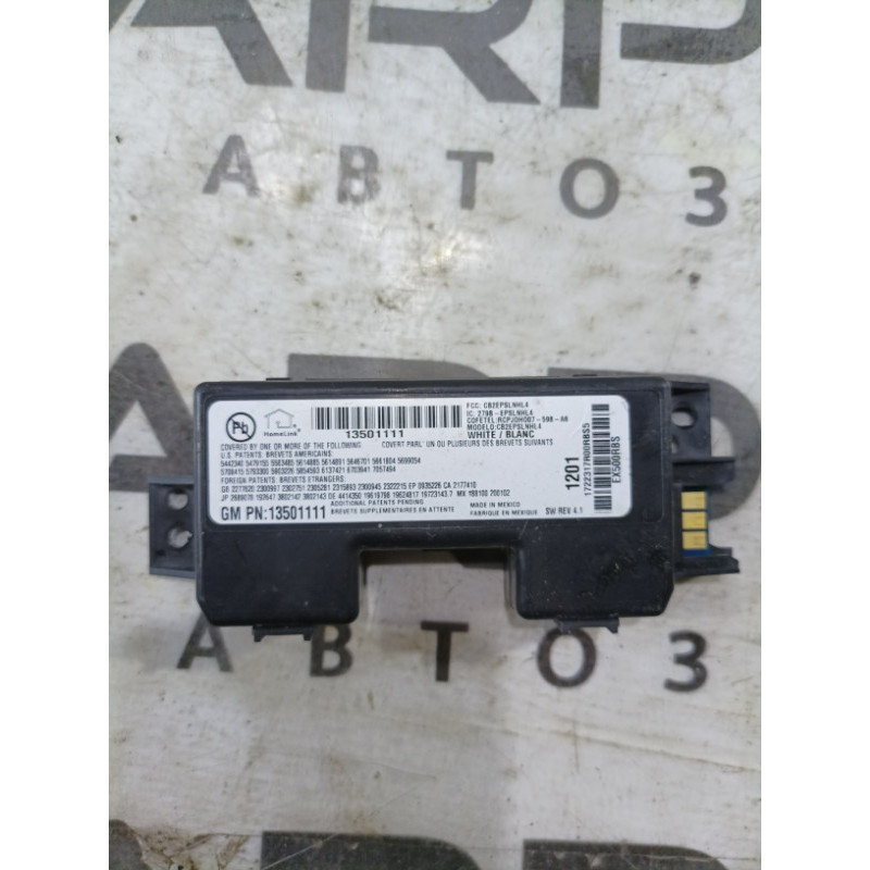 Блок управления воротами гаража (электрика / блок управления) Cadillac SRX ll 13501111