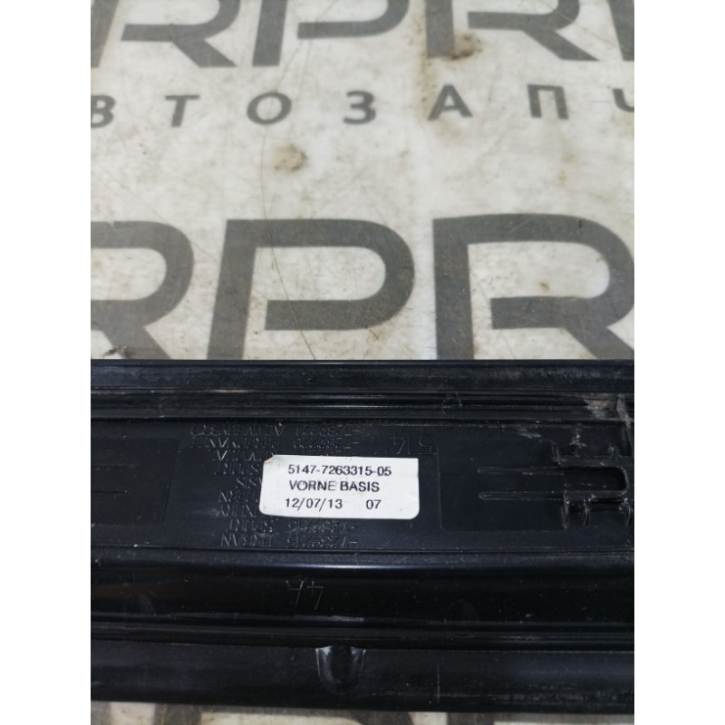 Накладка на порог (кузов и элементы) BMW 3-series F30 2014 N20B20 51477263315