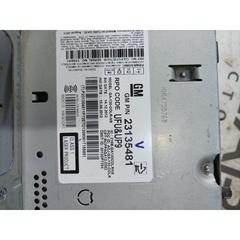 Магнитофон (электрика) Chevrolet Equinox 2 23135481