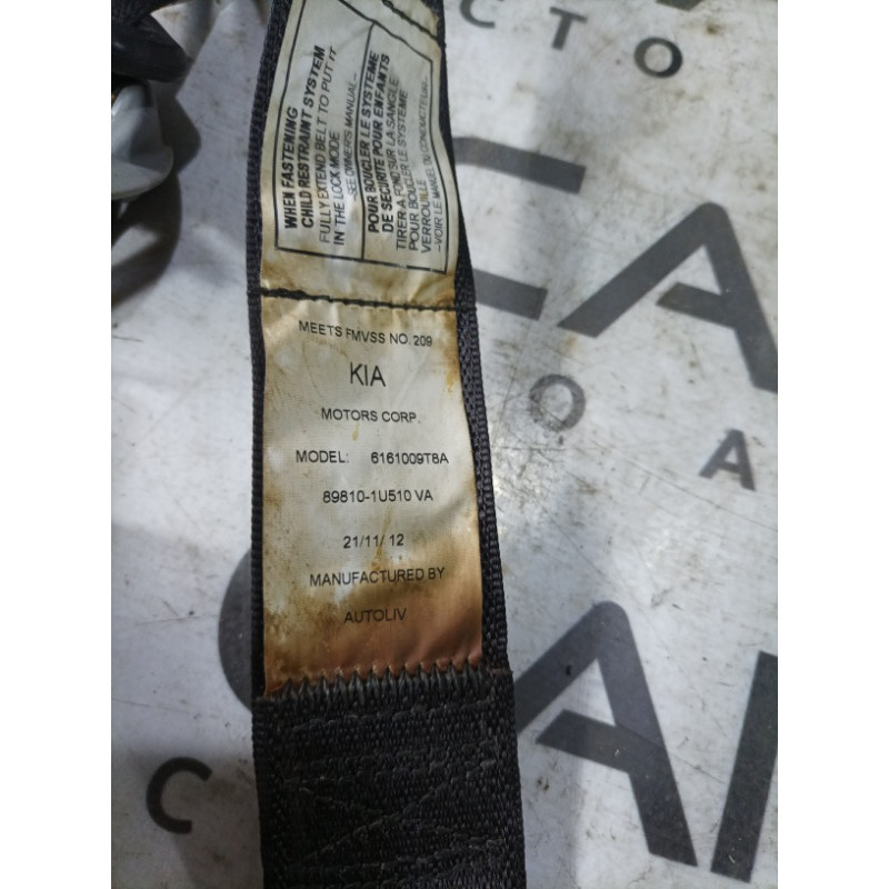 Ремень безопасности (airbag/безопасность) KIA Sorento UM 2013 2.4 898101u510va