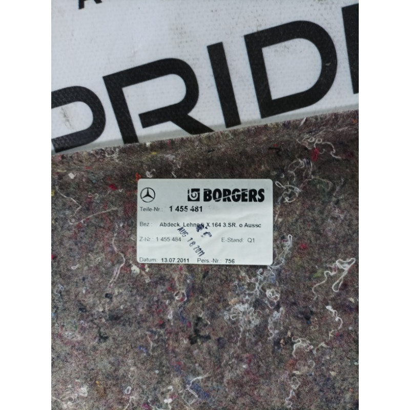 Накладка сидіння (салон) Mercedes-Benz GL X164 2012 4.6 A1649330262