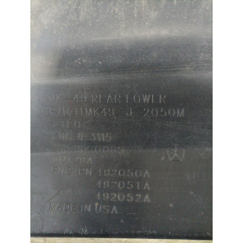 Губа бампера (кузов и элементы) Jeep Compass MK49 2011 2.4 68109901AA