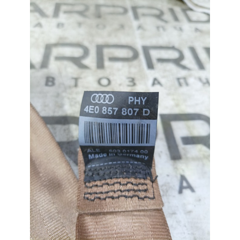 Ремень безопасности (airbag/безопасность) Audi A8 D3 4e0857807d