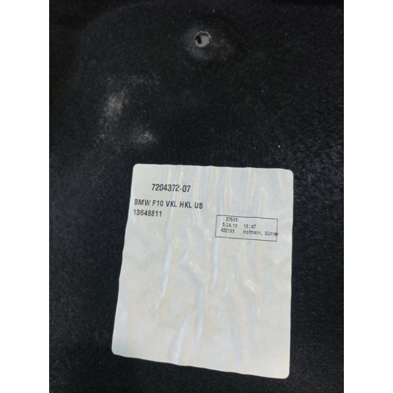 Обшивка крышки багажника (салон) BMW 5-series F10 2013 N47D20 51497204372