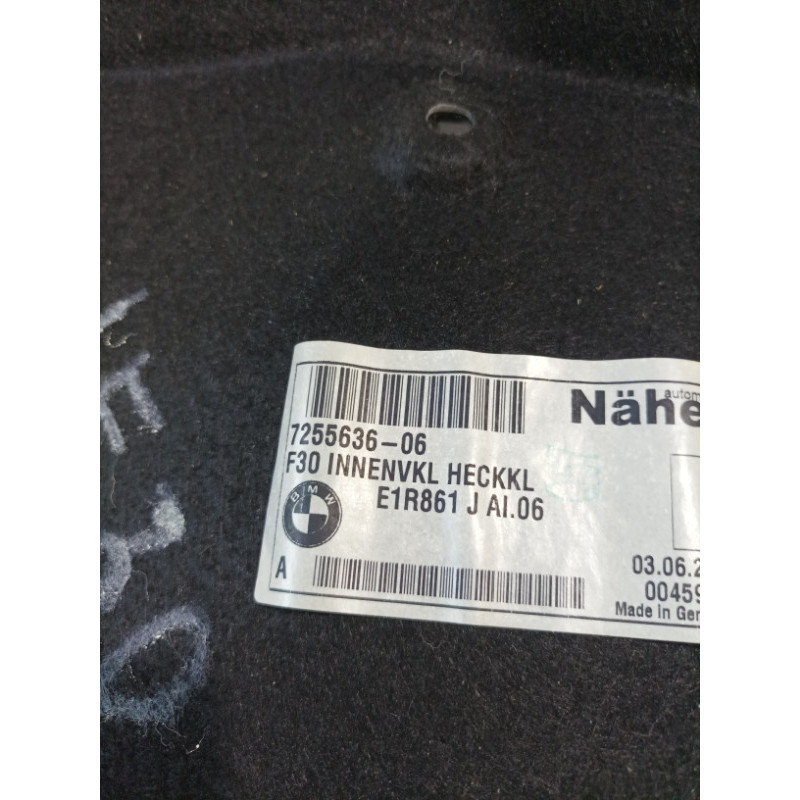 Обшивка кришки багажника (салон) BMW 3-series F30 51497255636