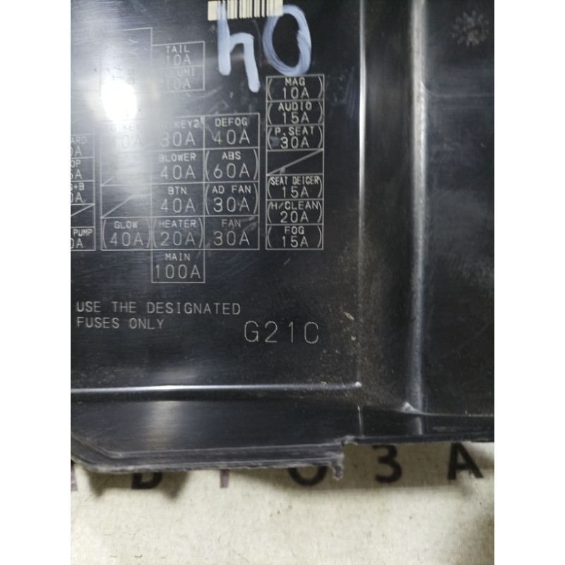 Крышка блока предохранителей (двигатель и элементы) Mazda 6 GG 2002 2.0 RF5