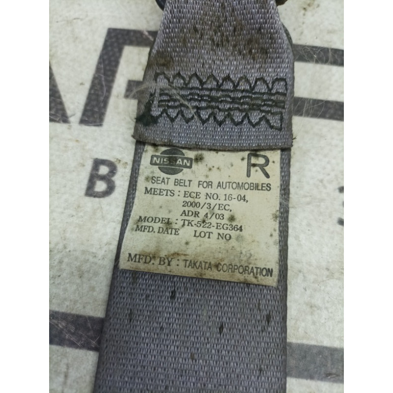 Ремень безопасности (airbag/безопасность) Nissan Navara D22 2004 2.5 86884VK310