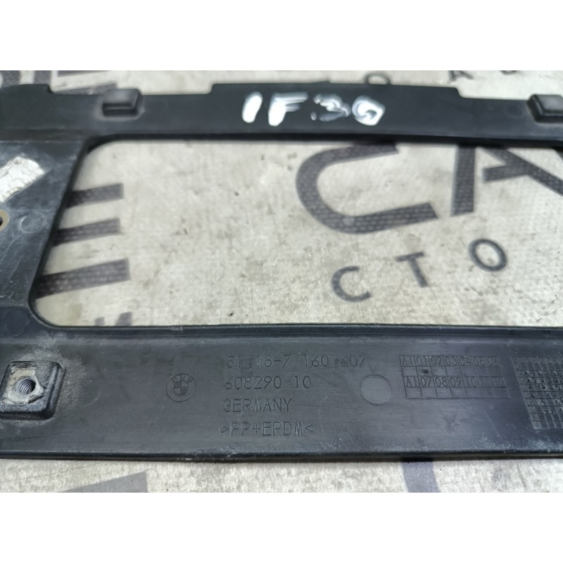 Площадка номерного знака (кузов и элементы) BMW 3-series F30 2013 N26B20 51187160607