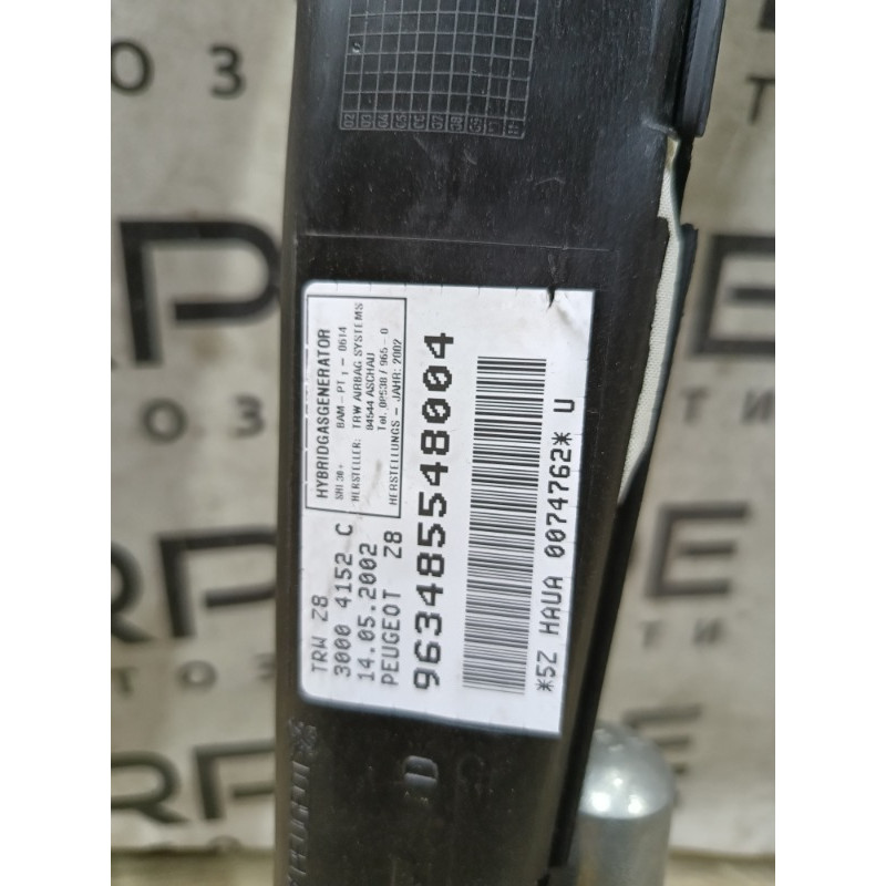 Airbag шторка (airbag/безопасность) PEUGEOT 607 1 2002 3.0i V6 963485548004