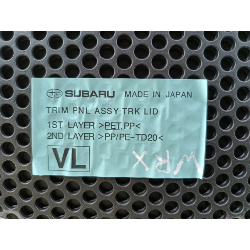 Обшивка крышки багажника (салон) Subaru WRX VA