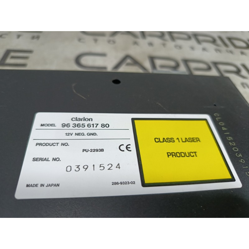 CD-changer (электрика) PEUGEOT 607 1 2002 3.0i V6 9636561780