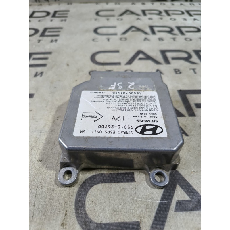 Блок управления airbag (airbag/безопасность) Hyundai Santa Fe SM 2005 2.0 9591026700