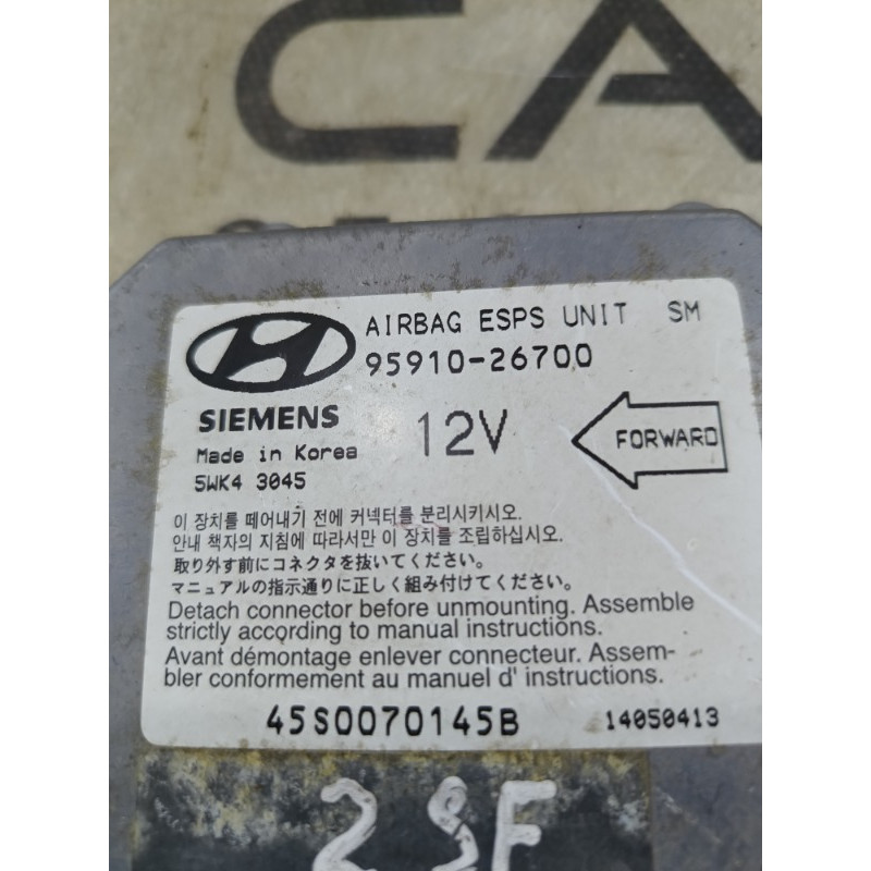 Блок управления airbag (airbag/безопасность) Hyundai Santa Fe SM 2005 2.0 9591026700