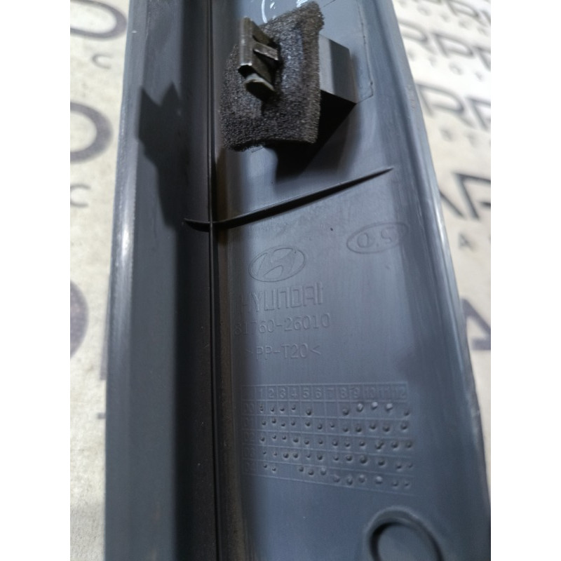 Накладка кришки багажника (кузов і елементи) Hyundai Santa Fe SM 2005 2.0 8176026010