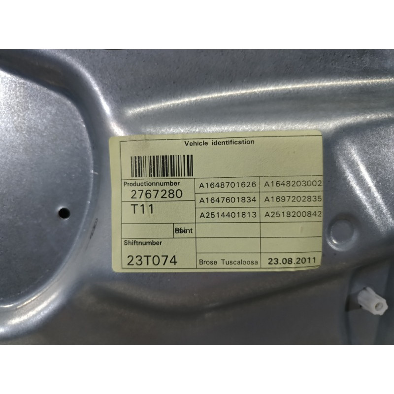 Механизм стеклоподъемника (кузов и элементы) Mercedes-Benz GL X164 2012 4.6 A1647201679