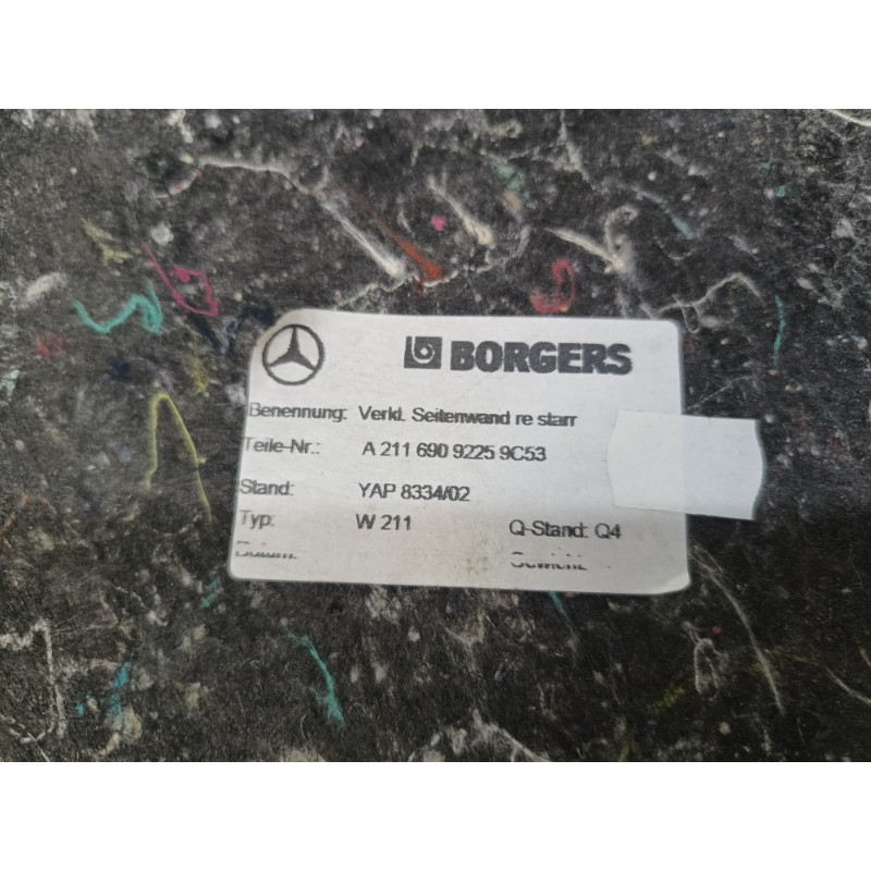 Обшивка багажника (салон) Mercedes-Benz E-class W211 a2116909225