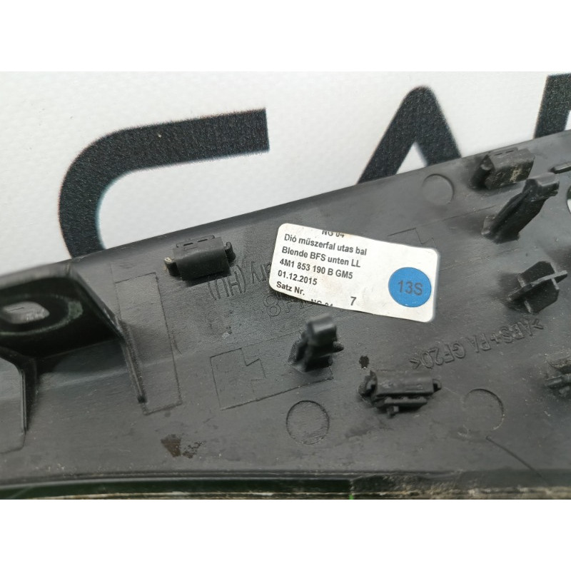 Декоративная накладка торпедо (салон) Audi Q7 4M 2015 3.0 CRE 4M1853190BGM5