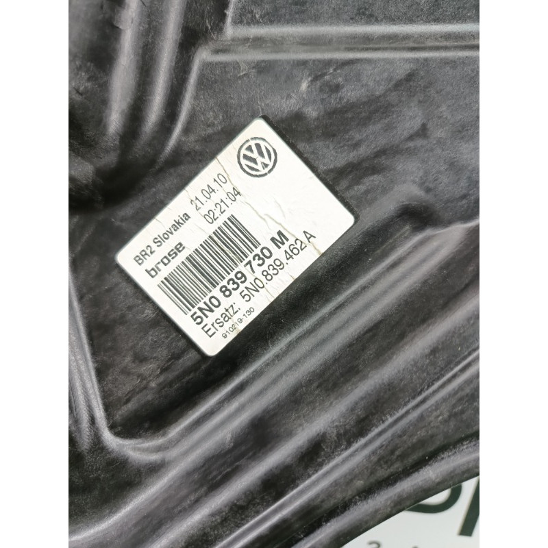 Механизм стеклоподъемника (кузов и элементы) Volkswagen Tiguan 5N 2011 1.4 CAVA 5n0839730m