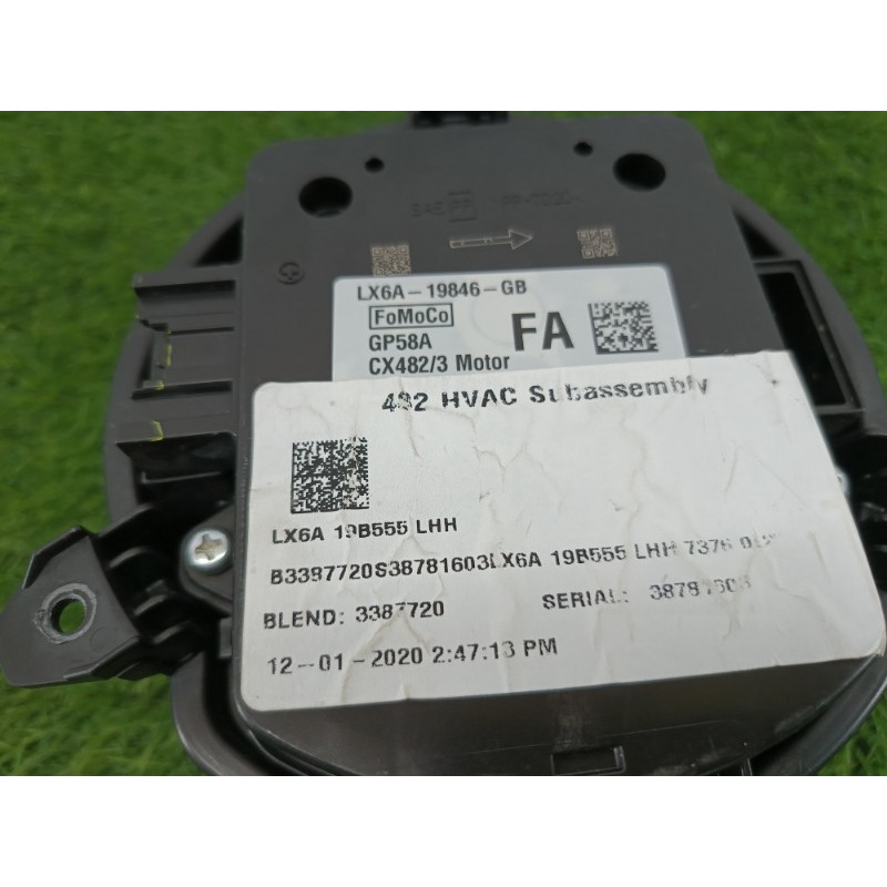 Мотор печки (отопление и кондиционирование) Ford ESCAPE MK4 2020 1.5 LX6Z 19805-GB