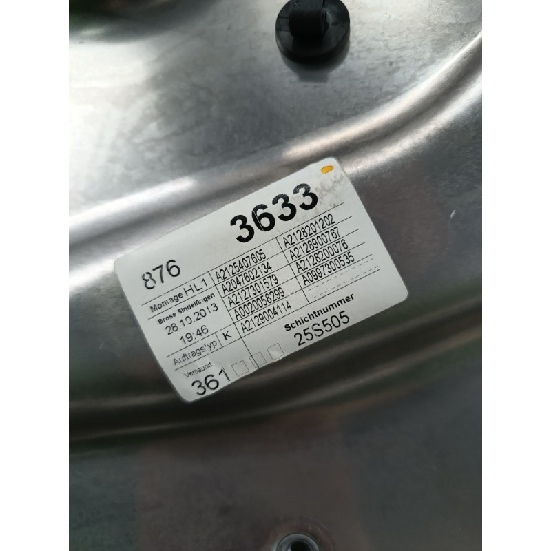 Механизм стеклоподъемника (кузов и элементы) Mercedes-Benz E-class w212 2013 2.2 CDI a2125407605