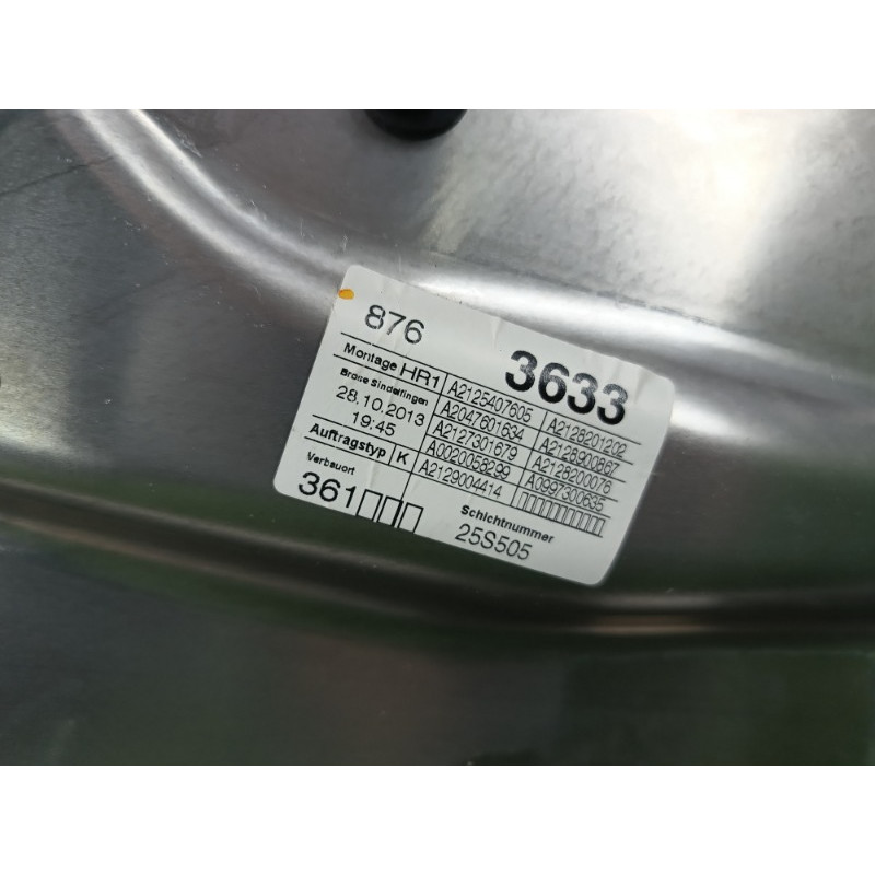 Механизм стеклоподъемника (кузов и элементы) Mercedes-Benz E-class w212 2013 2.2 CDI a2125407605