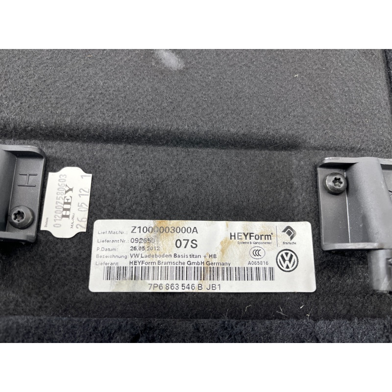 Пол Багажника (салон) Volkswagen Touareg NF 2013 3.0 TDI CRCA 7P6863546BJB1