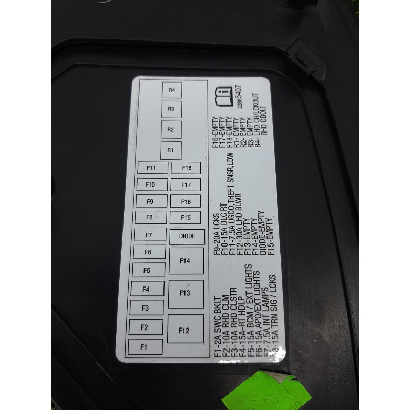 Бокова накладка торпеди (салон) CHEVROLET Volt 1 2012 1.4 22886697
