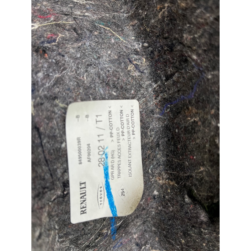 Обшивка багажника (салон) Renault Megane 3 2011 1,5 dCi (K9K837) 849500039R