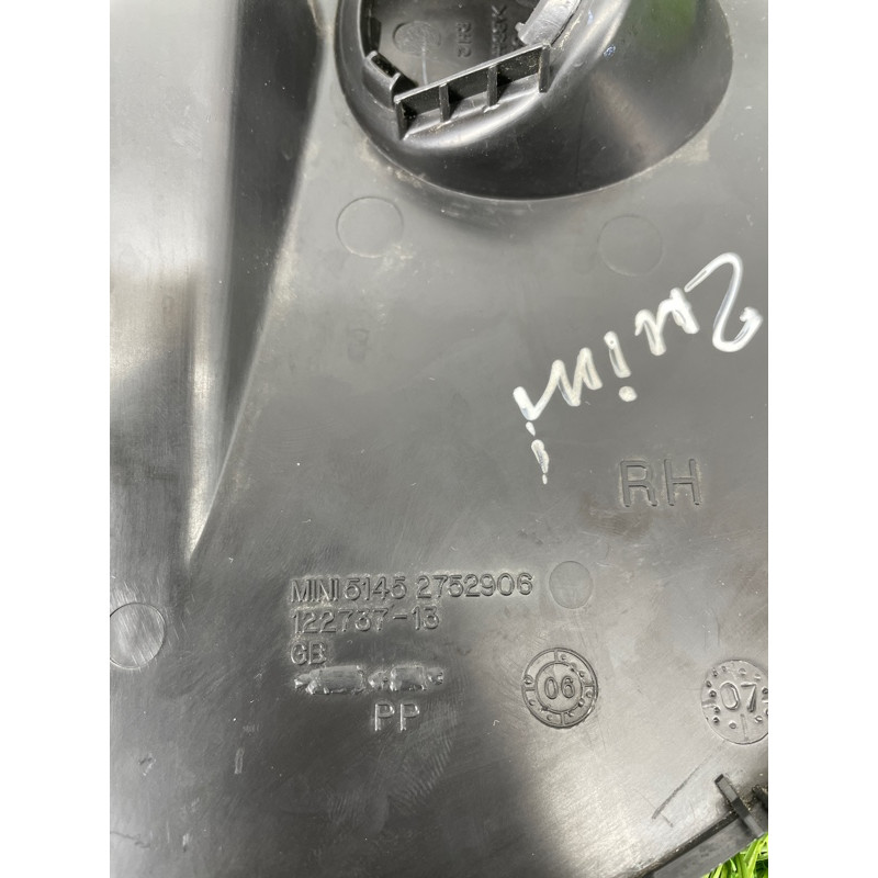 Накладка торпеды боковая (салон) Mini Cooper R56 R56 2006 51452752906