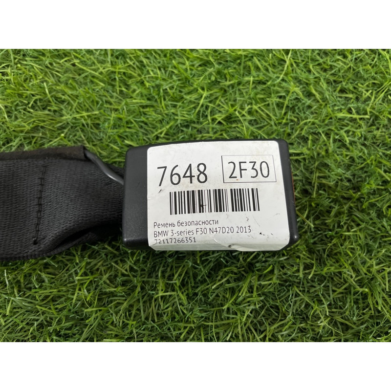 Ремінь безпеки (airbag/безопасность) BMW 3-series F30 2013 N47D20 72117266351