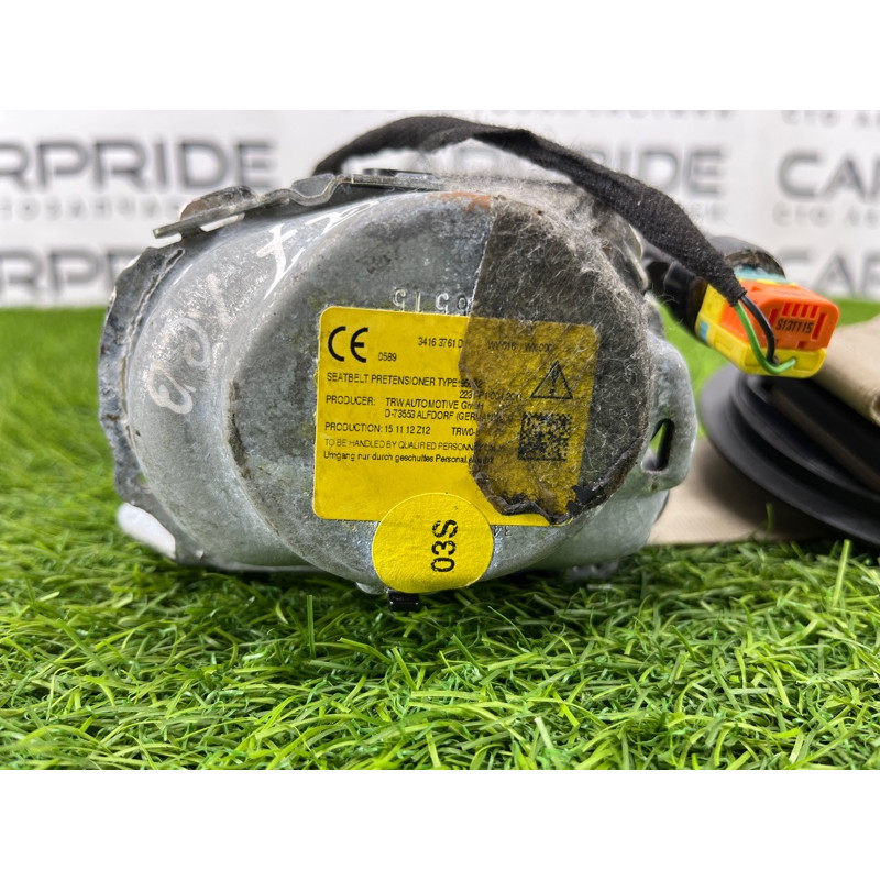 Ремень безопасности (airbag/безопасность) Audi Q7 4M 2015 3.0 CRE 4M0857805D GWQ