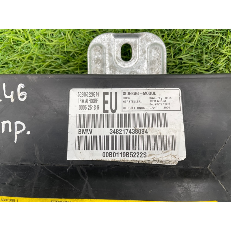 Airbag двери (airbag/безопасность) BMW 3-series E46 1999 M47D20 72127037230