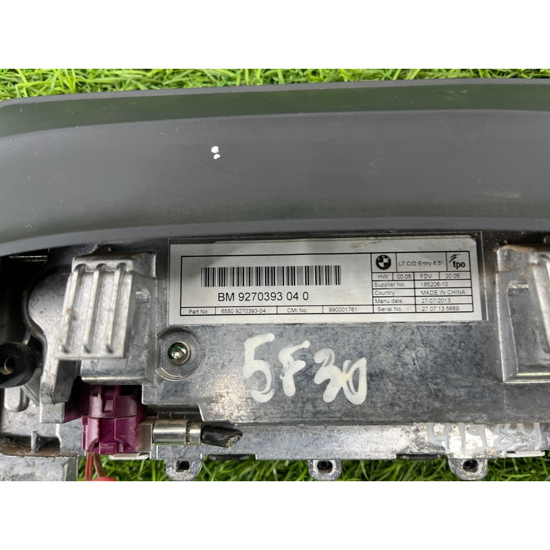 Монітор (електрика) BMW 3-series F30 2014 N20B20 65509270393