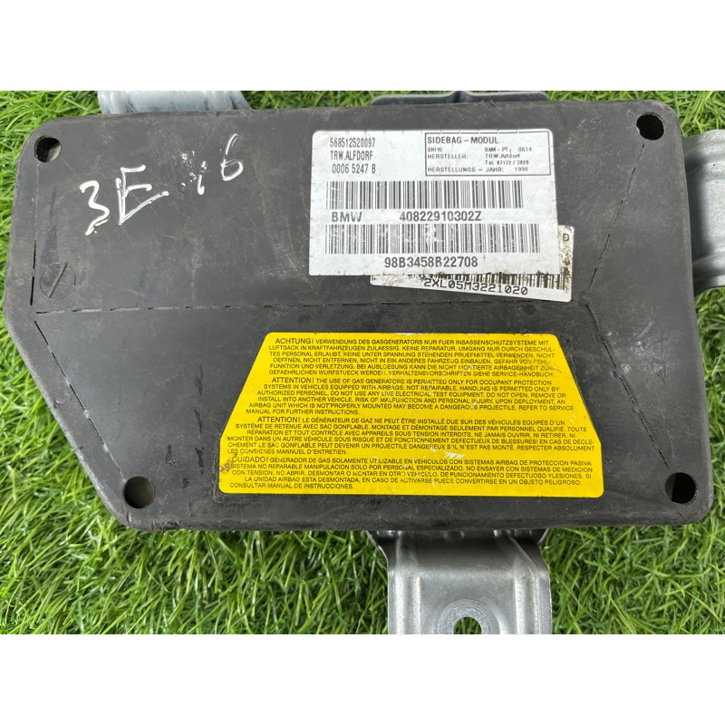 Airbag двери (airbag/безопасность) BMW 3-series E46 1998 M43b18 72127072625
